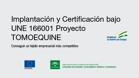 PROYECTO DE IMPLANTACIÓN Y CERTIFICACIÓN BAJO UNE 166001 PROYECTO TOMOEQUINE